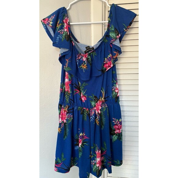 Joe Boxer Floral Romper - Juniors Size XL - Picture 3 of 4
